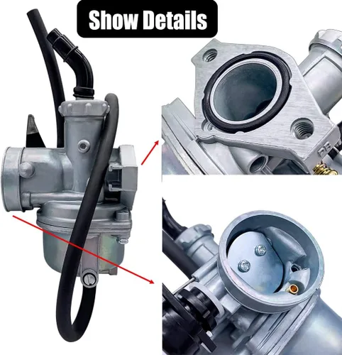 Miniatura 6 de Juego de Filtro de Aire de Carburador PZ22 de 22 mm para Motocicletas SSR CRF50 de 110 cc y 125 cc, Sunl Taotao Pit Bike ATV de Aniro Moto