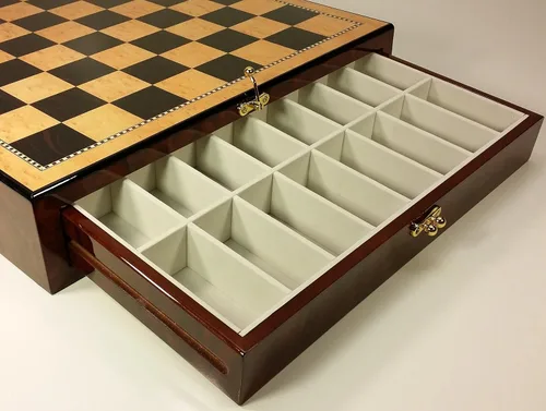 Miniatura 6 de Mitología griega Dioses pintado a mano juego de ajedrez W/17" Gloss Junta de almacenamiento