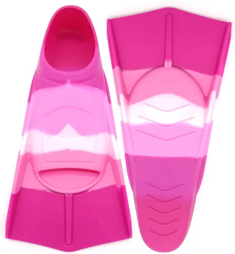 Miniatura 49 de Gugmoy Kids Swim Fins,Comfortable Silicone Flippers for Swimming and Diving,Size Suitable Beginners Kids Girls Boys Adults