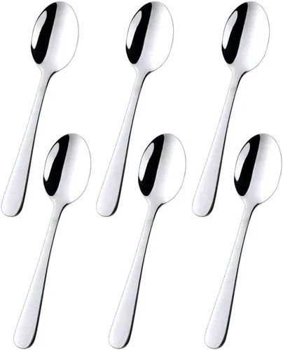 Miniatura 20 de Buyer Star Cucharaditas de 5.5 pulgadas Mini cucharas de café de acero inoxidable para azúcar Demitasse Espresso Cucharas