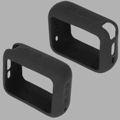 Miniatura 3 de Funda de silicona Lebakort compatible con altavoz portátil JBL GO 4 (Funda negra)