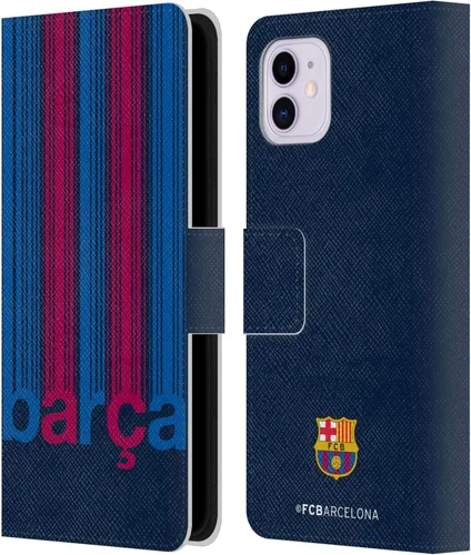 Miniatura 13 de Head Case Designs Funda de piel con licencia oficial del FC Barcelona Ball Pattern Campions compatible con Apple iPhone 11