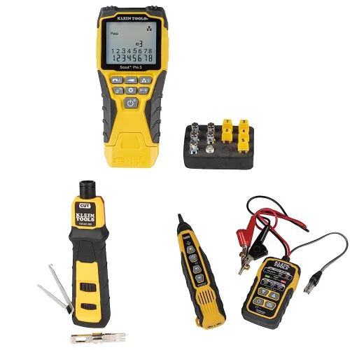 Miniatura 10 de Klein Tools Probador de cable VDV501-852 y herramienta de punchdown de impacto VDV427-300 y VDV226-110 Crimpadora de cables de datos modular