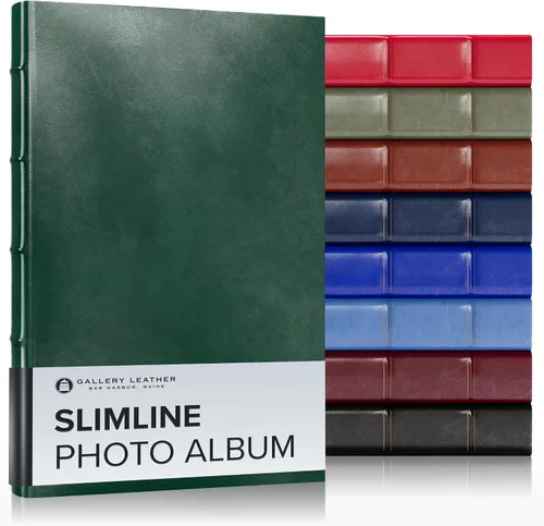 Miniatura 15 de Gallery Leather Álbum de fotos de 4 x 6 pulgadas, álbum de fotos con 3 anillas, 60 páginas para 120 fotos, rellenable, puede adaptarse a fotos de 4