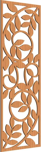 Miniatura 16 de 9 3/8"W x 24 3/8"H x 1/4"T Utica Decorativo Fretwork Madera Paneles de Pared, Abedul
