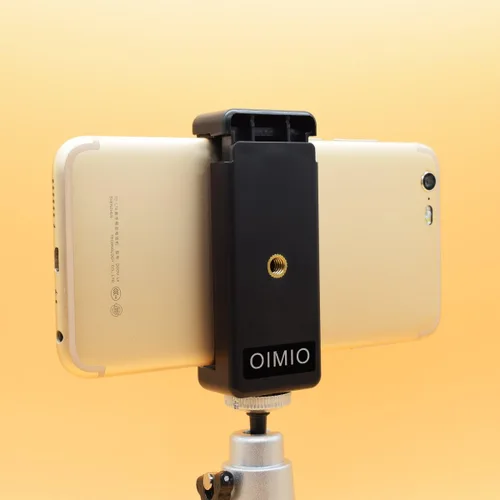 Miniatura 7 de Adaptador universal de montaje en trípode para teléfono celular, cabezal de conector de clip de soporte de teléfono OIMIO utilizado para monopod