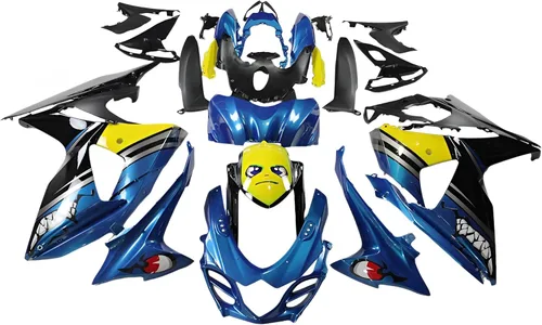 Miniatura 54 de Kit de carenado de inyección azul, negro y blanco para Suzuki GSXR600 GSX750 2006 2007 GSXR 600 GSX-R750 06 07 ABS Carenado de plástico completo