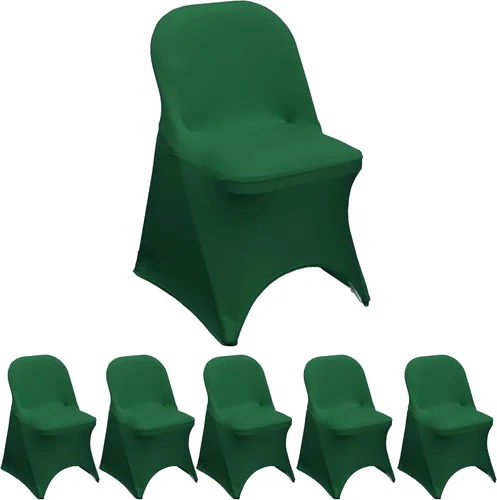 Miniatura 60 de YOUR CHAIR COVERS - Funda para silla plegable de elastano azul claro - Funda de cojín tapizada plegable elástica ajustable extraíble lavable