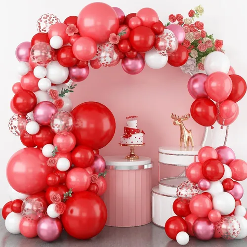Miniatura 9 de Kit de arco de globos azules, kit de guirnalda de arco de globos azul marino y blanco con globos de confeti azul claro azul cromado, globos azules
