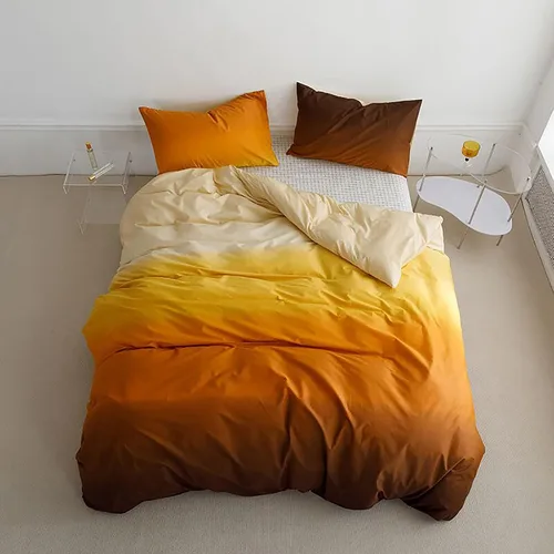 Miniatura 28 de Cottonight - Juego de edredón con girasoles rosas, juego de ropa de cama floral rosado para mujeres y niñas, estilo bohemio y granja chic, manta