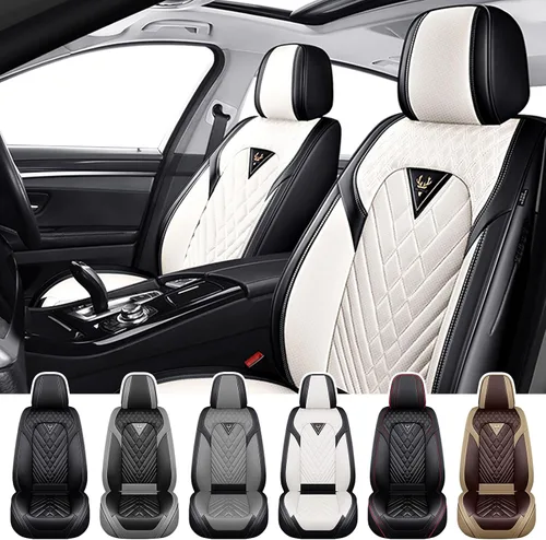 Miniatura 12 de Fundas de Asiento de Coche para Nissan Murano 2003-2026, Funda de Asiento Completa de Piel Nappa Impermeable, Protector de Asiento Automotriz