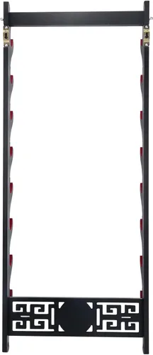 Miniatura 5 de Soporte para espada Katana - Soporte de pared acolchado de terciopelo Kirin de 1 nivel, soporte de Katana Samurái, soporte de exhibición de espada
