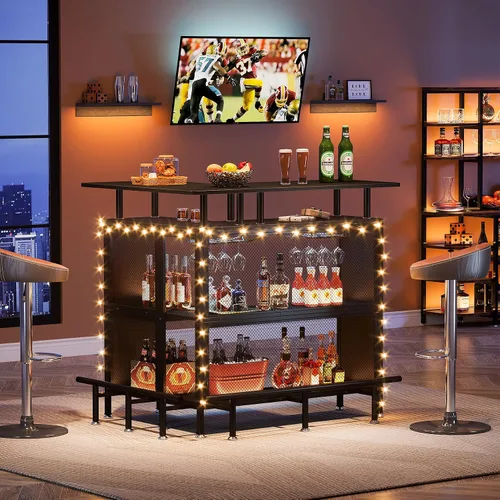 Miniatura 4 de LITTLE TREE Home Bar Unit Mini Licor Mesa Gabinete