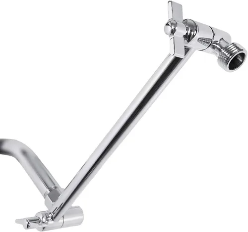NearMoon Brazo de ducha ajustable con conexión universal, brazo de extensión, ángulo de ajuste para mejorar la experiencia de la ducha, fácil de