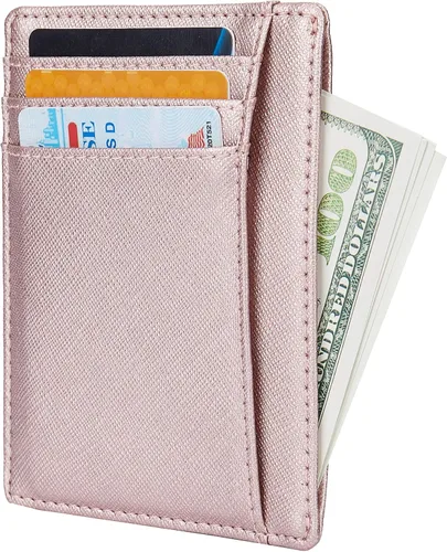 Miniatura 2 de Pequeñas carteras de bolsillo con bloqueo RFID para hombres y mujeres