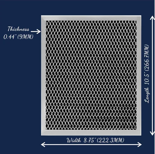 Miniatura 3 de 97007696 Filtro para Campana de Cocina 41F Filtros de Ventilación de Estufa para Filtro de Campana de Cocina de Repuesto Malla de Grasa Carbón