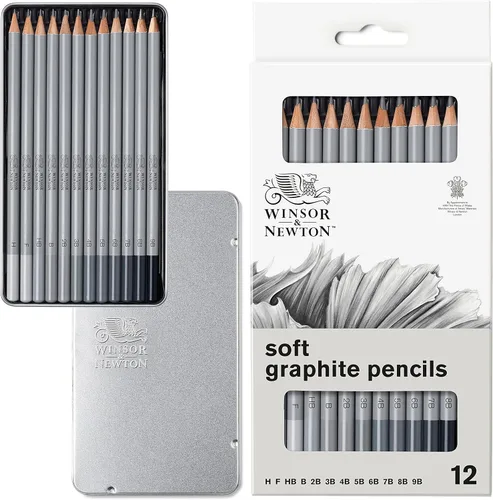 Miniatura 14 de Winsor & Newton Studio Collection - Lápices de artista, lápices de acuarela, juego de 24