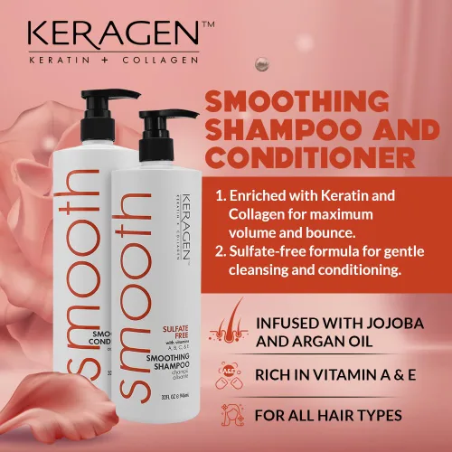 Miniatura 6 de KERAGEN Cuidado del cabello – Sistema avanzado de reparación estructural y protección del color Reconstruye y protege – Cabello 52% más fuerte
