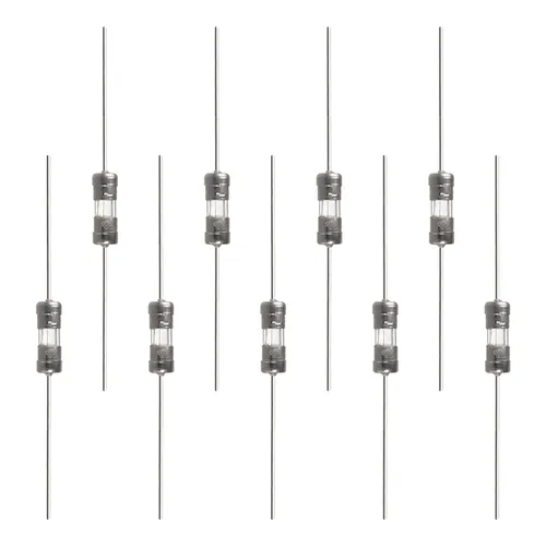 Miniatura 9 de Fielect Fusible de soplado rápido 250V 0.5A Fusible de plomo axial de soplado rápido Fusibles de vidrio 0.142x0.394 in