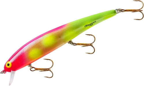 Miniatura 71 de Bomber Señuelos Long A Slender Minnow Jerbait Señuelo de Pesca a rayas (Baby Striper)
