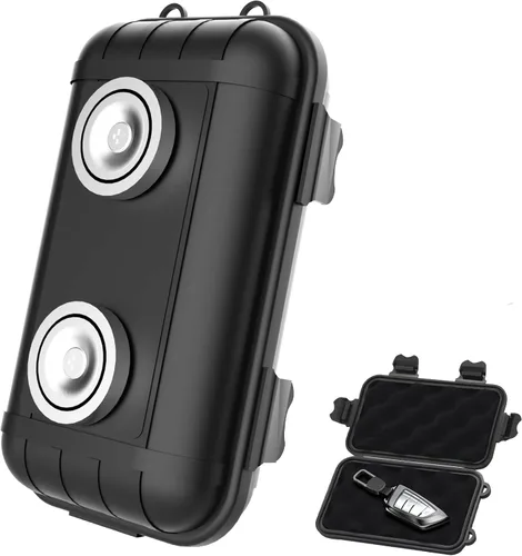 Miniatura 9 de Caja Magnética para Llaves, Oculta una Llave Caja Magnética Impermeable para Coche para Exteriores Viajes, Oculta una Caja de Llaves para Coches