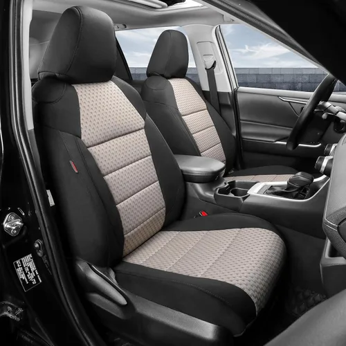 Miniatura 13 de coverdream Fundas de asiento con ajuste personalizado para Toyota RAV4 Limited, XLE, SE, Platinum, Adventure 2013 2014 2015 2016 2017 2018