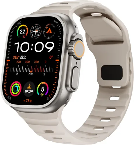 Miniatura 13 de Correas de silicona deportivas compatibles con Apple Watch Band de 1.929 in, 1.811 in, 1.772 in, 1.732 in, 1.654 in, 1.614 in, 1.575 in, 1.496 in
