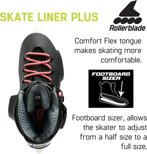 Miniatura 6 de Rollerblade Twister XT - Patines en línea para mujer, color negro/menta, rendimiento urbano