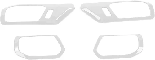 Miniatura 10 de RAZPOY Accesorios para Ford Bronco 2021 2022 Cubierta de manija de puerta interior Marco Adhesivo protector Decoración interior (negro)