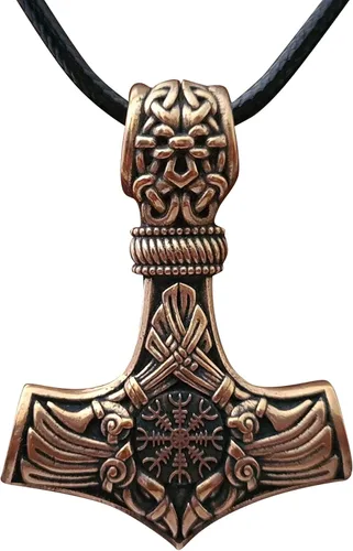 Miniatura 21 de Baldur Jewelry - Collar con Colgante de Martillo de Thor Mjölnir - Joyería Vikinga Nórdica de Thor - Collar de Thor - Regalos de Thor para Hombres