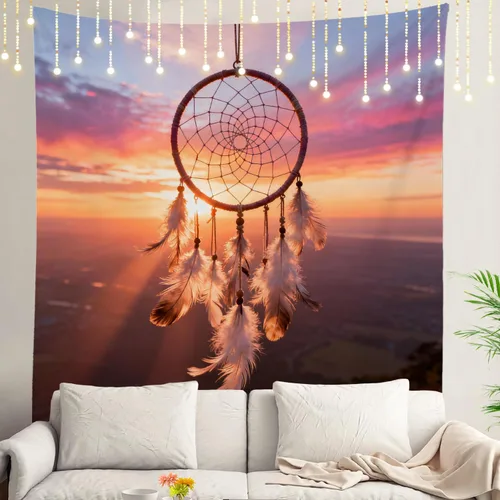 Miniatura 90 de Shrahala Beach Vacation Seaside Relaxation Tapestry, Nautical Summer Getaway Wall Hanging Hd Print Polyester Backdrop For Dorm Room Bedroom 30 X 40
