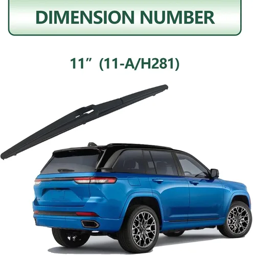 Miniatura 4 de Repuesto de limpiaparabrisas trasero de 11 pulgadas, compatible con Jeep Grand Cherokee 2022-2014/Chevy HHR 11-06/KIA Rio 2022-2012 Sorento