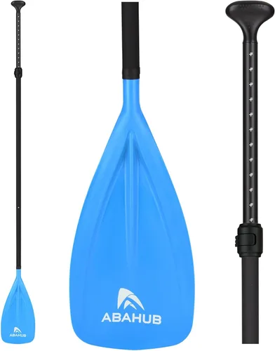 Miniatura 13 de Abahub SUP Paddles - 3 piezas ajustables de pie remo ligero para paddleboard, aleación de aluminio recubierto de poliuretano eje 68 a 84 pulgadas