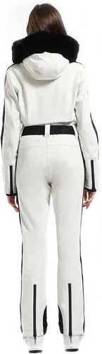 Miniatura 2 de Traje de esquí de una pieza para mujer, overol impermeable a prueba de viento, traje de nieve aislado para esquí