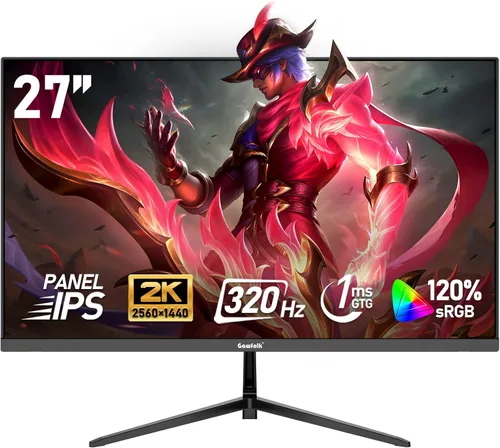 Miniatura 14 de Gawfolk - Monitor para juegos de 24.5 pulgadas, PC 200Hz, pantalla FHD 1080p, altavoces incorporados, 1ms sin bisel, FreeSync, 99% sRGB, ángulo