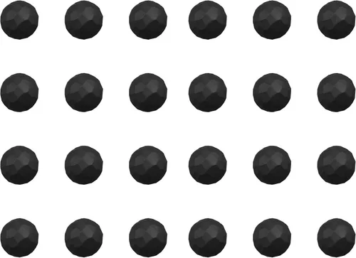 24 clavos magnéticos para puerta de garaje, accesorios decorativos para entrada de casa y puerta, montaje magnético, 1 pulgada, negro
