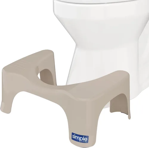 Miniatura 19 de Squatty Potty The Original - Taburete de inodoro de baño, ligero curvo con diseño elegante y moderno, negro, 7 pulgadas