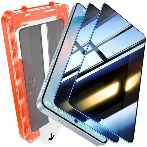 Miniatura 15 de UniqueMe Protector de pantalla de privacidad para S24 Ultra - Paquete de 2 protectores de pantalla de privacidad para Samsung Galaxy S24 Ultra