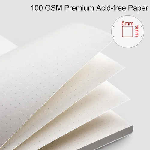 Miniatura 3 de AHGXG Diario Punteado con Viñetas - Cuaderno Espiral con Cuadrícula de Puntos de 8.5" x 11", A4 Cuaderno Grande Punteado, Papel Grueso de 100 GSM