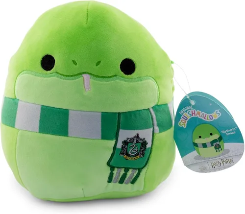 Miniatura 2 de Squishmallows Peluche original de Harry Potter de 8 pulgadas, peluche oficial de Jazwares ultrasuave de tamaño mediano (serpiente)
