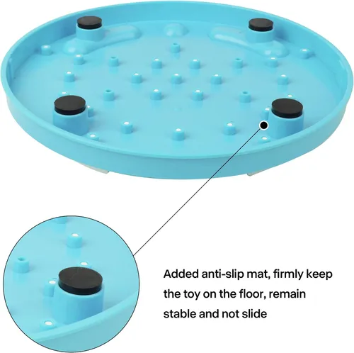 Miniatura 5 de Pet Prime Alimentador de rompecabezas para gatos, juguetes interactivos de enriquecimiento para gatos de interior, alimentador lento, rompecabezas