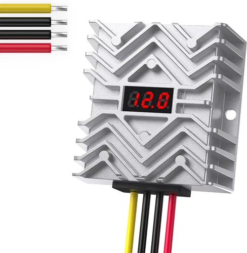 Miniatura 13 de Estabilizador de voltaje para automóvil, regulador de voltaje resistente de 12 V, 4 A, 48 W, protector de sobretensiones para batería de automóvil
