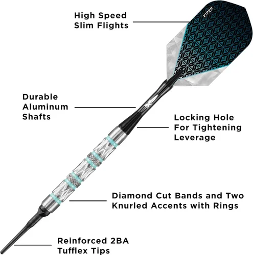 Miniatura 3 de Viper Diamond 90% Tungsten Soft Tip Darts Varios