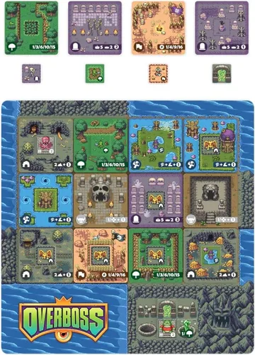 Miniatura 2 de Brotherwise Games Overboss: una aventura de monstruo jefe, púrpura medio