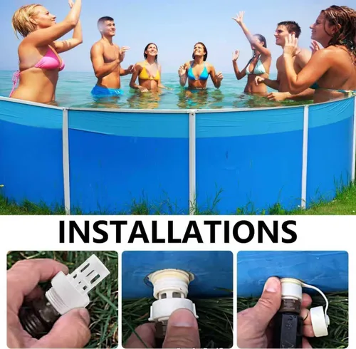 Miniatura 5 de Conector de tapón de drenaje de manguera de jardín para número de pieza de modelo intex 10184
