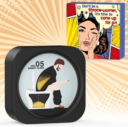 Regalos de broma para hombres, rellenos de calcetines – Regalo divertido de Navidad para inodoro de arena, regalo divertido para adultos, regalos
