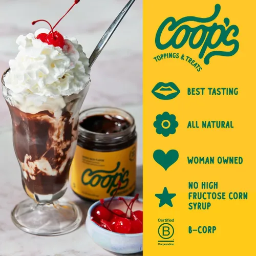 Miniatura 5 de Coop's Dulce caliente original: Gourmet, todo natural, hecho a mano, sin gluten, sin OMG, coberturas de helado de chocolate, helados, postres, 10