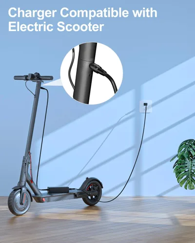 Miniatura 2 de Cargador eléctrico de 42 V para scooter Hiboy compatible con Hiboy S2 Pro, S2 Lite, S2, KS4, KS4 Pro, NEX, NEX3, NEX5, Max, Max3, Max V2 Scooter