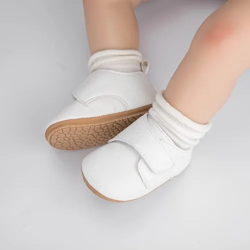Miniatura 2 de HsdsBebe - Zapatos Oxford para bebés, niños y niñas, de cuero sintético con suela suave de goma, tenis antideslizantes, botas de tobillo para niños