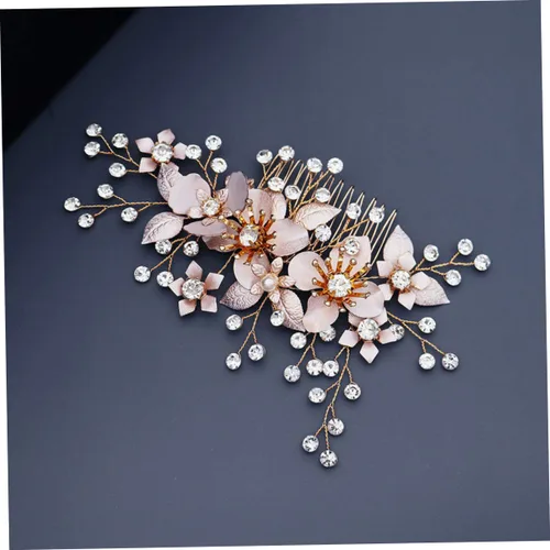 Miniatura 6 de Mikinona Elegante peine de pelo perla y diamante accesorio de boda nupcial elegante para mujeres niñas ocasión especial